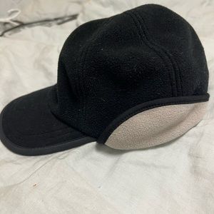 Fleece hat with ear flaps